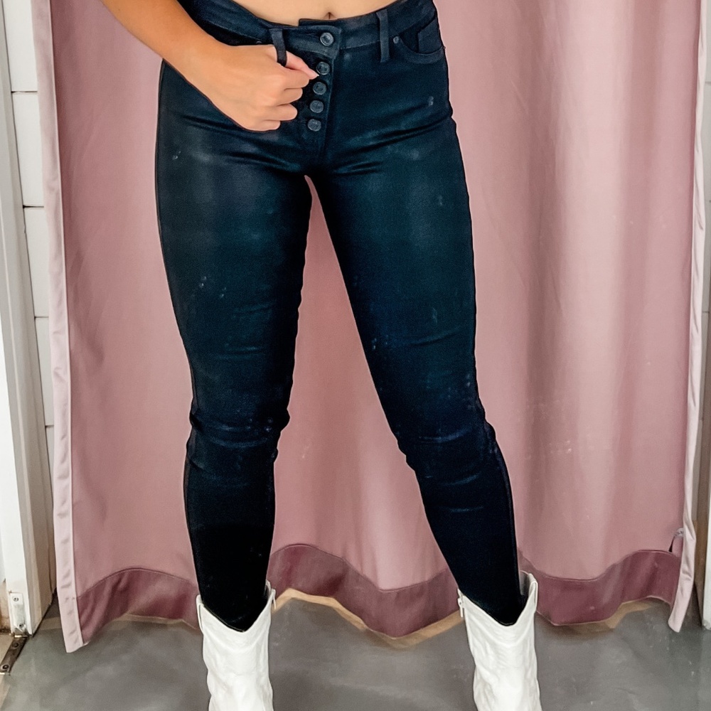 Black High Rise Skinny